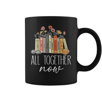 All Together Now Summer Reading Program 2023 Book Flower Coffee Mug | Mazezy