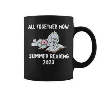 All Together Now Summer Reading Program 2023 Pig Elephant Coffee Mug - Thegiftio UK