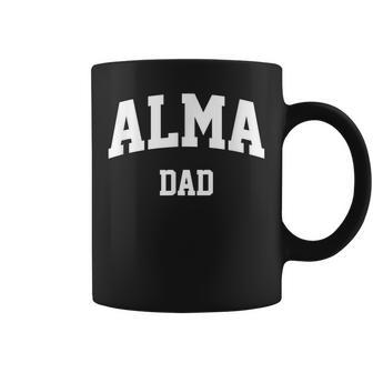Alma Dad Athletic Arch College University Alumni Coffee Mug - Seseable