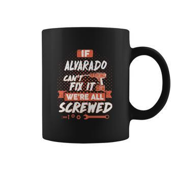 Alvarado Name Alvarado Family Name Crest Coffee Mug - Seseable
