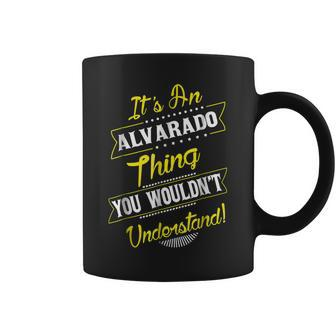 Alvarado Thing Family Name Reunion Surname Tree T Coffee Mug - Seseable