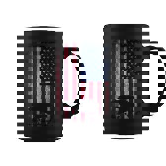 American Bear Hunter Patriotic For Dad Fathers Day Gift For Mens Coffee Mug | Mazezy