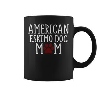 American Eskimo Dog Mom Coffee Mug | Mazezy