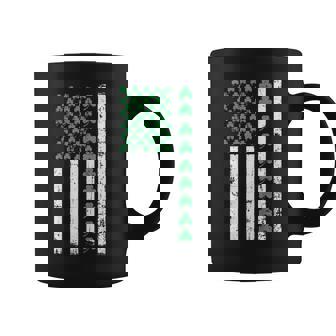 American Flag St Patricks Day T Shirt Vintage Irish Lucky Coffee Mug | Mazezy