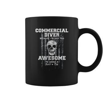 American Funny Commercial Diver Usa Diving Coffee Mug - Thegiftio UK