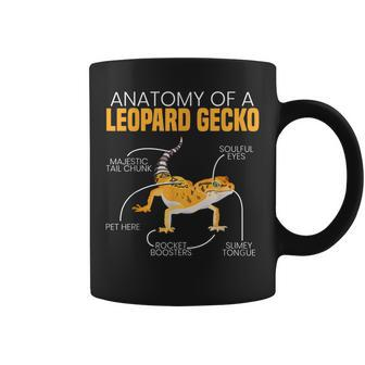 Anatomy Of A Leopard Gecko Lover Lizard Animal Reptile Coffee Mug | Mazezy
