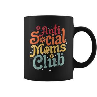 Antisocial Moms Club Mom Life Groovy Mama Mothers Day Coffee Mug - Thegiftio UK
