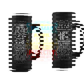 April 1958 The Man Myth Legend 65 Year Old Birthday Gift Coffee Mug - Seseable