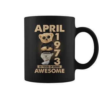 April 1973 50Th Birthday 2023 50 Years Of Being Awesome Coffee Mug | Mazezy