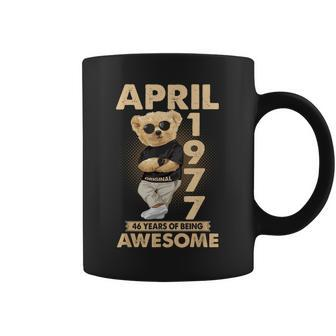 April 1977 46Th Birthday 2023 46 Years Of Being Awesome Coffee Mug | Mazezy