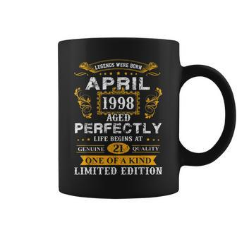 April 1998 21St Birthday Gift 21 Year Old Men Women Tee Coffee Mug | Mazezy