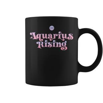 Aquarius Rising Colored Astrology Zodiac Sign Coffee Mug | Mazezy