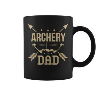 Archery Dad Bow Arrow Hunting Gift Shooting Race Coffee Mug | Mazezy