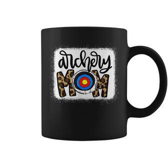 Archery Mom Leopard Archery Mama Coffee Mug | Mazezy