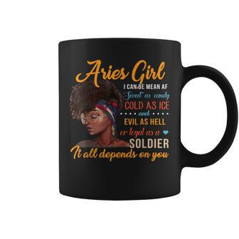Aries Girl Funny Birthday Gift For Women Coffee Mug | Mazezy