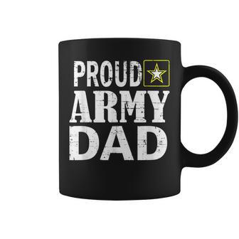 Army Dad Proud Army Dad T Fathers Day Gift Coffee Mug | Mazezy