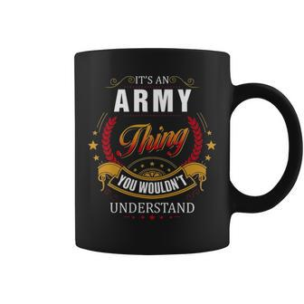 Army Family Crest Army Army Clothing Army T Army T Gifts For The Army Coffee Mug - Seseable