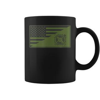 Army Logistics Branch American Flag Coffee Mug | Mazezy