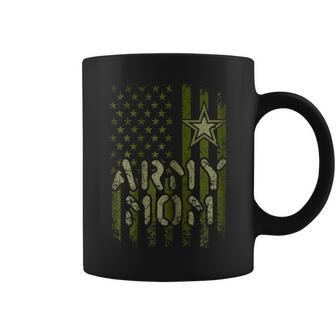 Army Mom American Flag Apparel Mothers Day Gift Tee Coffee Mug | Mazezy