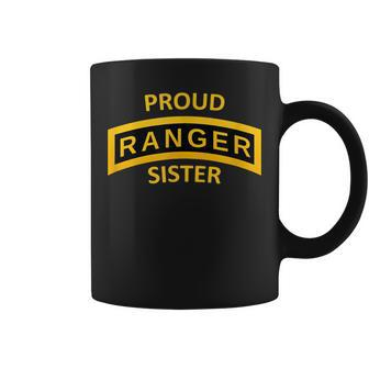 Army Ranger Tab Ranger School Proud Sister Coffee Mug | Mazezy