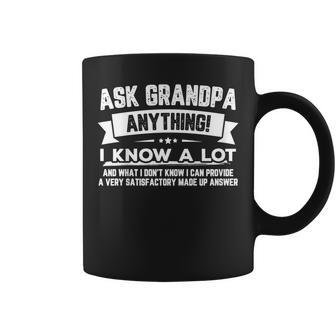 Ask Grandpa Anything Funny Fathers Day Gift 60Th Coffee Mug | Mazezy