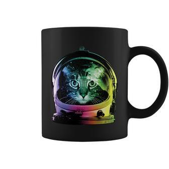 Astronaut Cat Space Helmet Coffee Mug - Monsterry AU