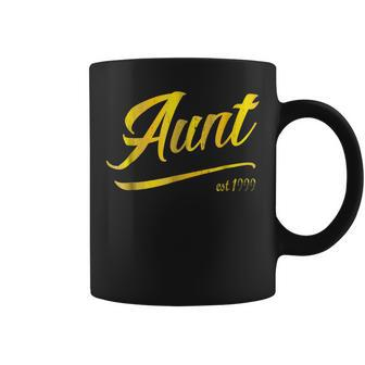 Aunt Est 1999 Matching T Uncle New Niece Nephew Auntie Coffee Mug | Mazezy UK