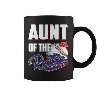 Aunt Of Rookie 1 Year Old Team 1St Birthday Baseball Coffee Mug | Mazezy