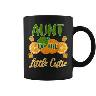 Aunt Of The Little Cutie 1St Birthday Party - Baby Shower Coffee Mug | Mazezy