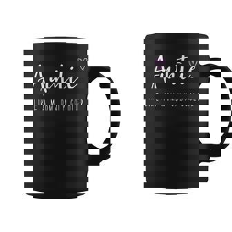 Auntie Like A Mom Only Cooler Mothers Day Coffee Mug - Thegiftio UK
