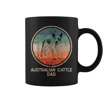 Australian Cattle Dog - Vintage Australian Cattle Dad Coffee Mug - Seseable