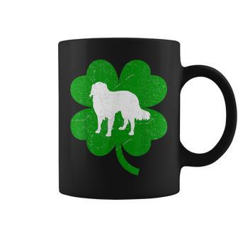 Australian Shepherd Dog Shamrock St Patricks Day Coffee Mug - Seseable