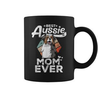 Australian Shepherd Gift Best Aussie Mom Ever Coffee Mug - Seseable