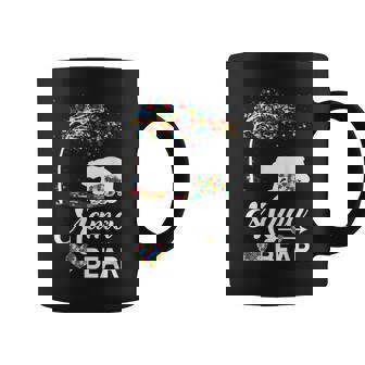 Autism Awareness Gift Mama Bear Support Autistic Autism Mom Coffee Mug - Thegiftio