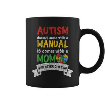 Autism Awareness Mom Mother Autistic Kids Awareness Mom Gift Coffee Mug - Seseable