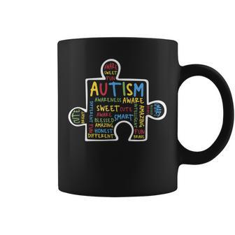 Autism Awareness Puzzle Piece Womens Gifts For Mom Coffee Mug | Mazezy