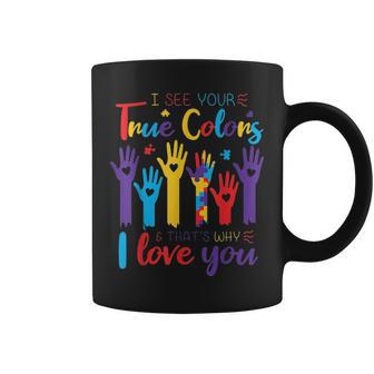 Autism Awareness S For Family Women Men Mom Dad Autism Coffee Mug - Seseable