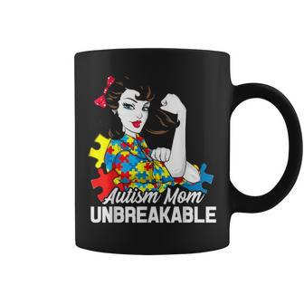 Autism Awareness S Mom Cute Gift Autism Mom Unbreakable Coffee Mug - Seseable