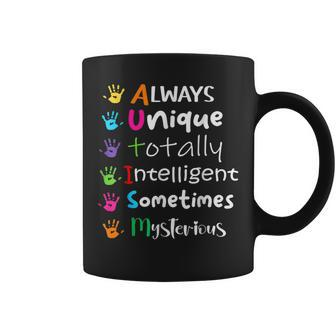 Autism Awareness Support Autism Kids For Mom Dad Coffee Mug - Seseable