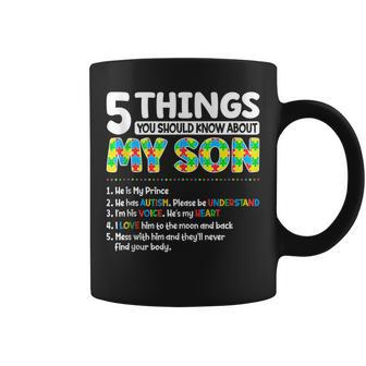 Autism Awareness Support Autism Son Kids Mom Dad Men Women Coffee Mug | Mazezy