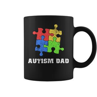 Autism Dad T Educate Love Support Gift Coffee Mug | Mazezy