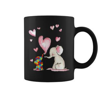 Autism Elephant Love Needs No Words Cute Mommy Mom Coffee Mug - Seseable