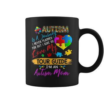 Autism Is Not Planned Journey Autism Awareness Mom Puzzles Coffee Mug - Seseable