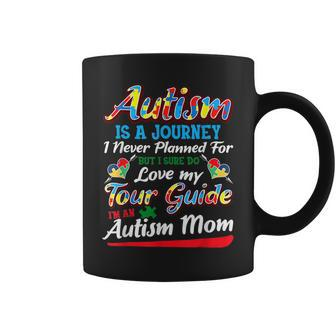Autism Mom Autism Awareness Autism Is A Journey Coffee Mug - Seseable