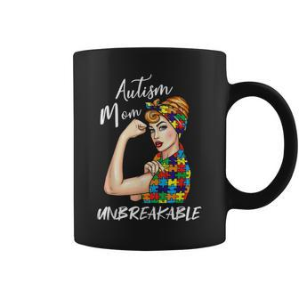 Autism Mom Unbreakable Autistic Awareness Gift Coffee Mug - Seseable
