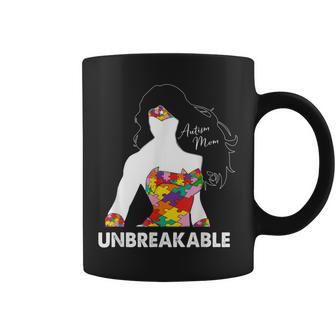 Autism Mom Unbreakable Mothers Day Autism Awareness Coffee Mug | Mazezy