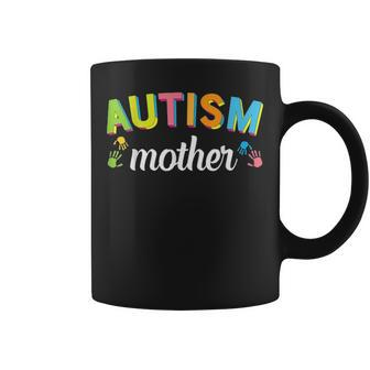 Autism Mother Awareness For Im A Proud Mom Of A Warrior Coffee Mug - Seseable