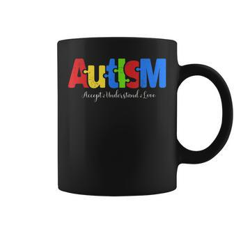 Autism Puzzle Accept Understand Love Autism Awareness Coffee Mug | Mazezy