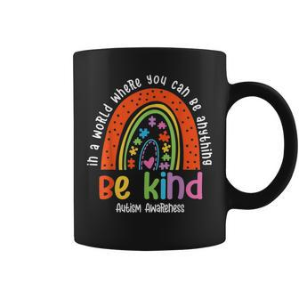 Autism Son Child Daughter Mom Be Kind Rainbow Coffee Mug | Mazezy
