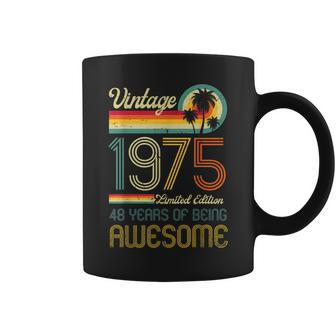 Awesome 48 Years Old 48Th Birthday Sunset Vintage 1975 Coffee Mug - Seseable